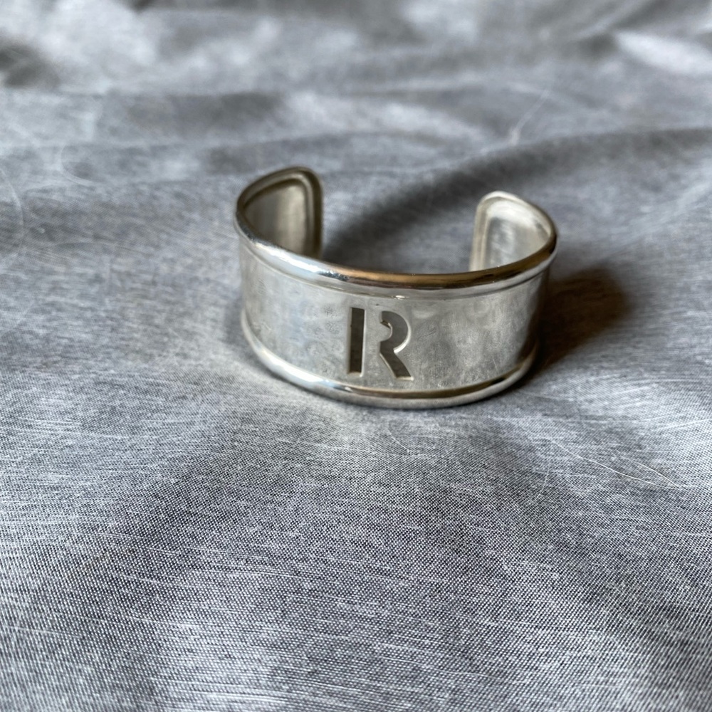 Rustic Cuff Initial R Cuff